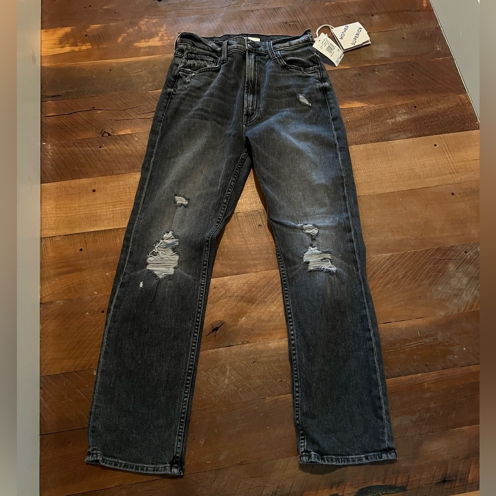 Mother High Waist Ankle Rider Jeans